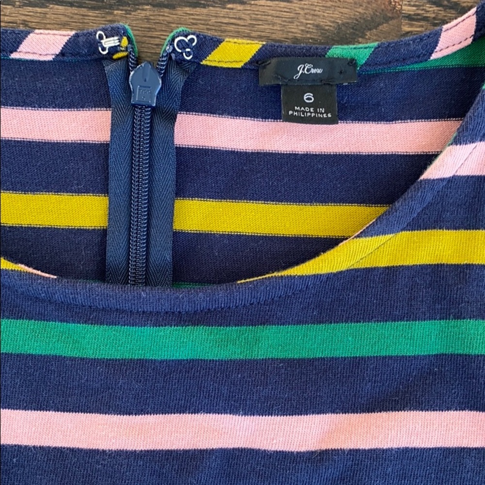 J crew cotton stripe dress - Picture 3 of 4